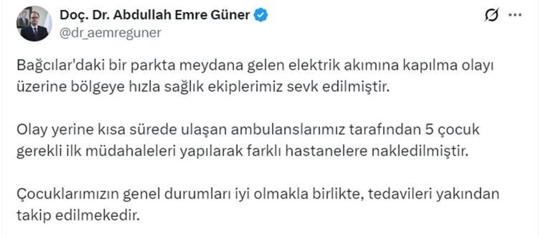 Parkta oynayan 5 çocuğa oyuncaklardan elektrik çarptı, park mühürlendi 1